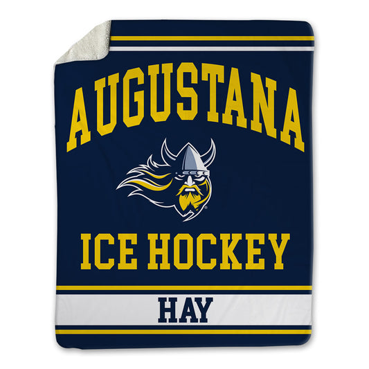 AU - NCAA Men's Ice Hockey : Kolby Hay - Blanket-0