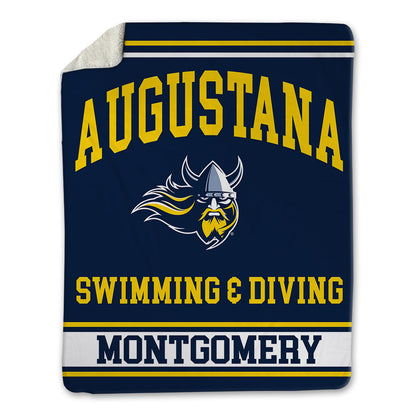 AU - NCAA Women's Swimming & Diving : Meesha Montgomery - Blanket-0