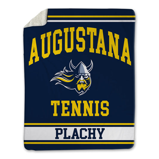 AU - NCAA Men's Tennis : Joseph Plachy - Blanket-0