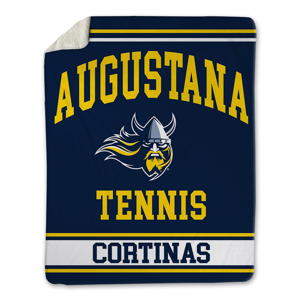 AU - NCAA Men's Tennis : Christian Cortinas - Blanket-0