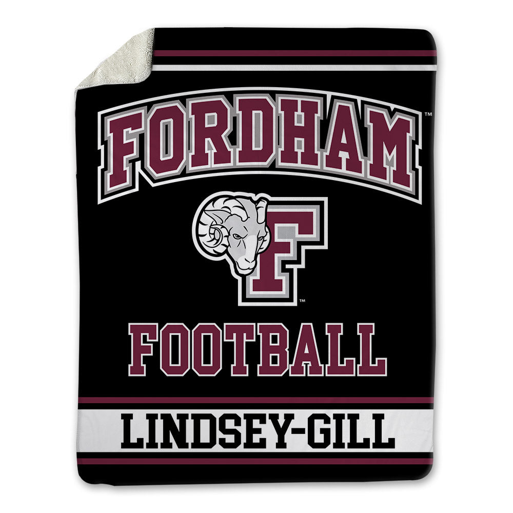 Fordham - NCAA Football : Nate Lindsey-Gill - Blanket-0