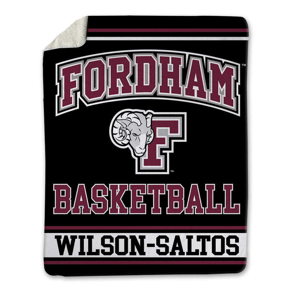 Fordham - NCAA Women's Basketball : Emma Wilson-Saltos - Blanket-0