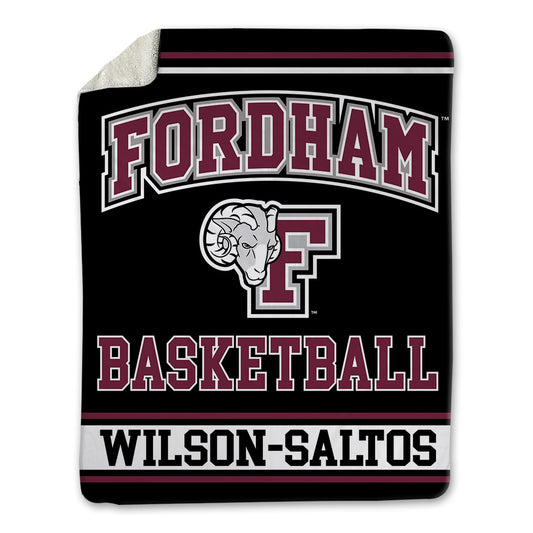 Fordham - NCAA Women's Basketball : Emma Wilson-Saltos - Blanket-0