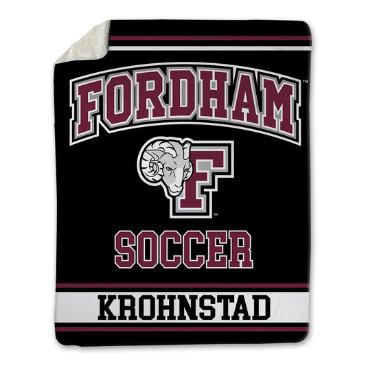 Fordham - NCAA Men's Soccer : Erik Krohnstad - Blanket-0
