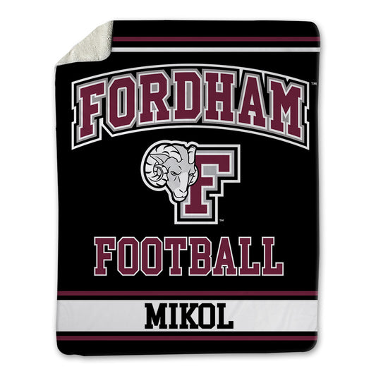 Fordham - NCAA Football : Joe Mikol - Blanket-0