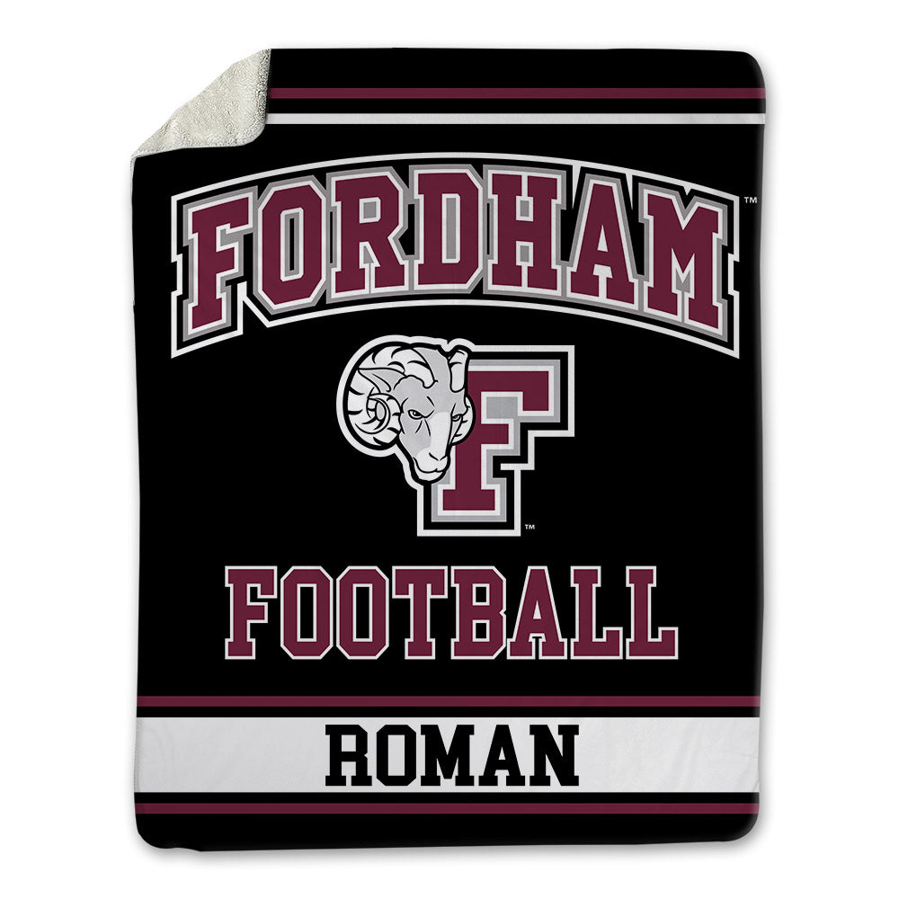Fordham - NCAA Football : Connor Roman - Blanket-0