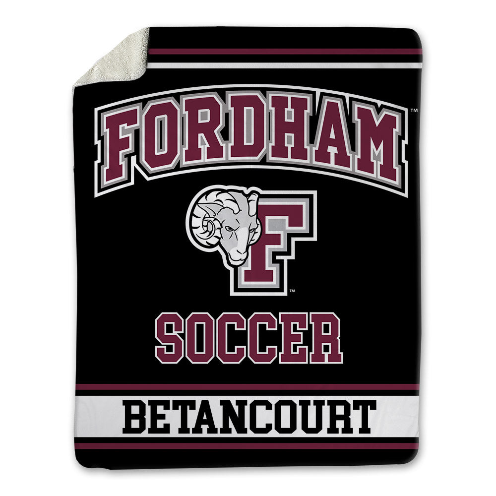Fordham - NCAA Men's Soccer : Elias Betancourt - Blanket-0