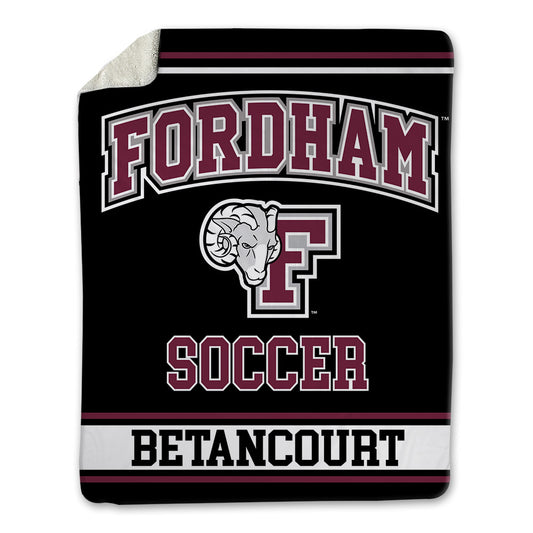 Fordham - NCAA Men's Soccer : Elias Betancourt - Blanket-0