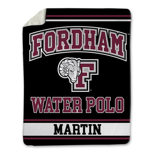 Fordham - NCAA Men's Water Polo : Charlie Martin - Blanket-0