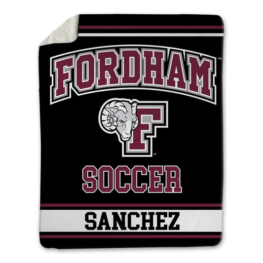 Fordham - NCAA Men's Soccer : Sebastian Sanchez - Blanket-0