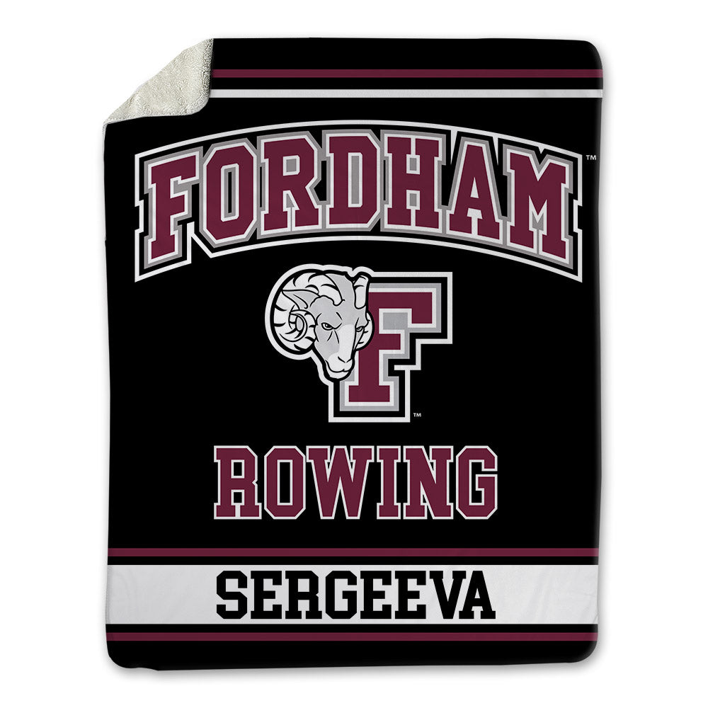 Fordham - NCAA Women's Rowing : Mariya Sergeeva - Blanket-0