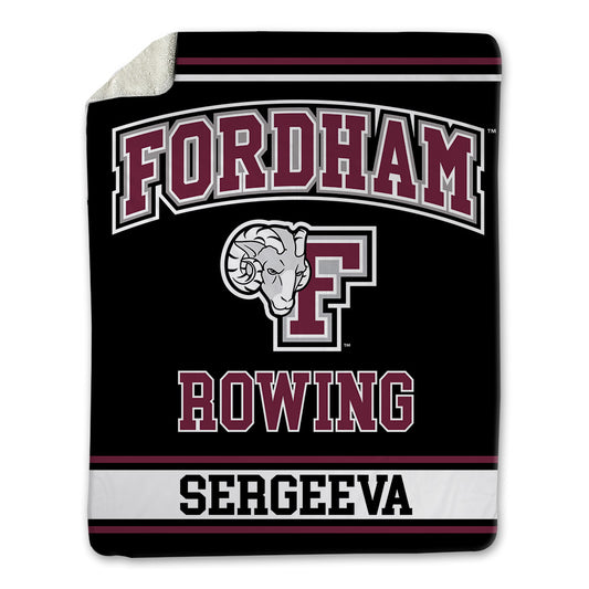 Fordham - NCAA Women's Rowing : Mariya Sergeeva - Blanket-0