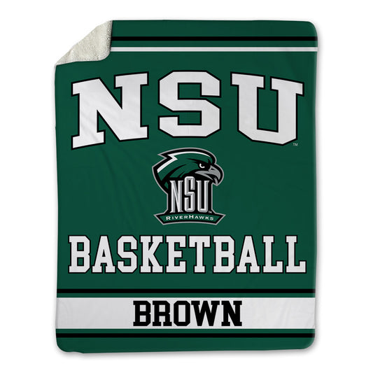 Northeastern State - NCAA Women's Basketball : Aubrey Brown - Blanket-0