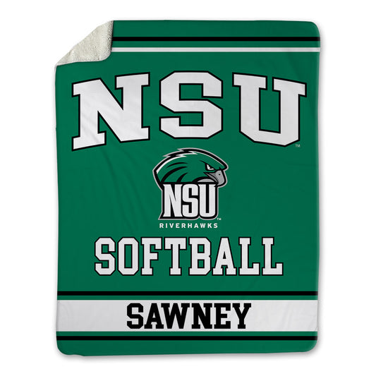 Northeastern State - NCAA Softball : Macie Sawney - Blanket-0
