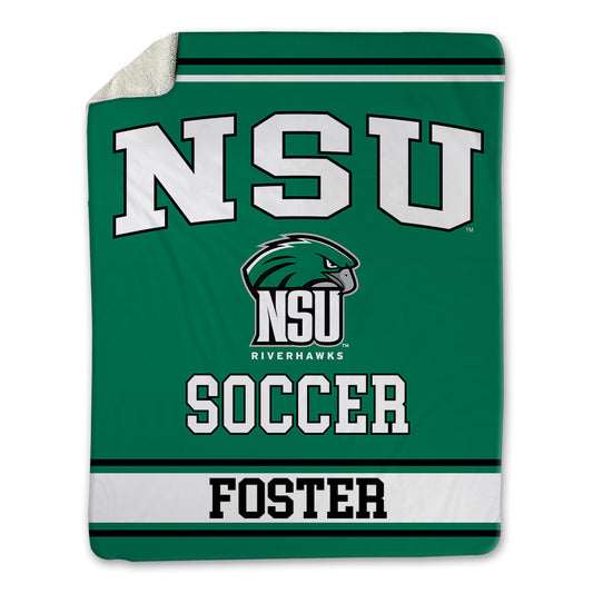 Northeastern State - NCAA Women's Soccer : Kaylee Foster - Blanket-0