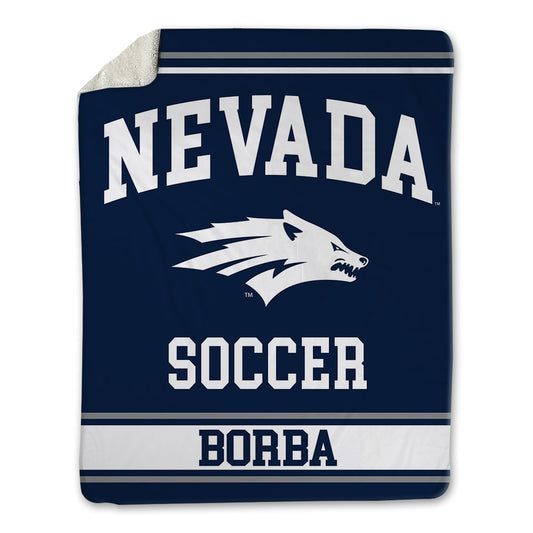 Nevada - NCAA Women's Soccer : Natalie Borba - Blanket-0