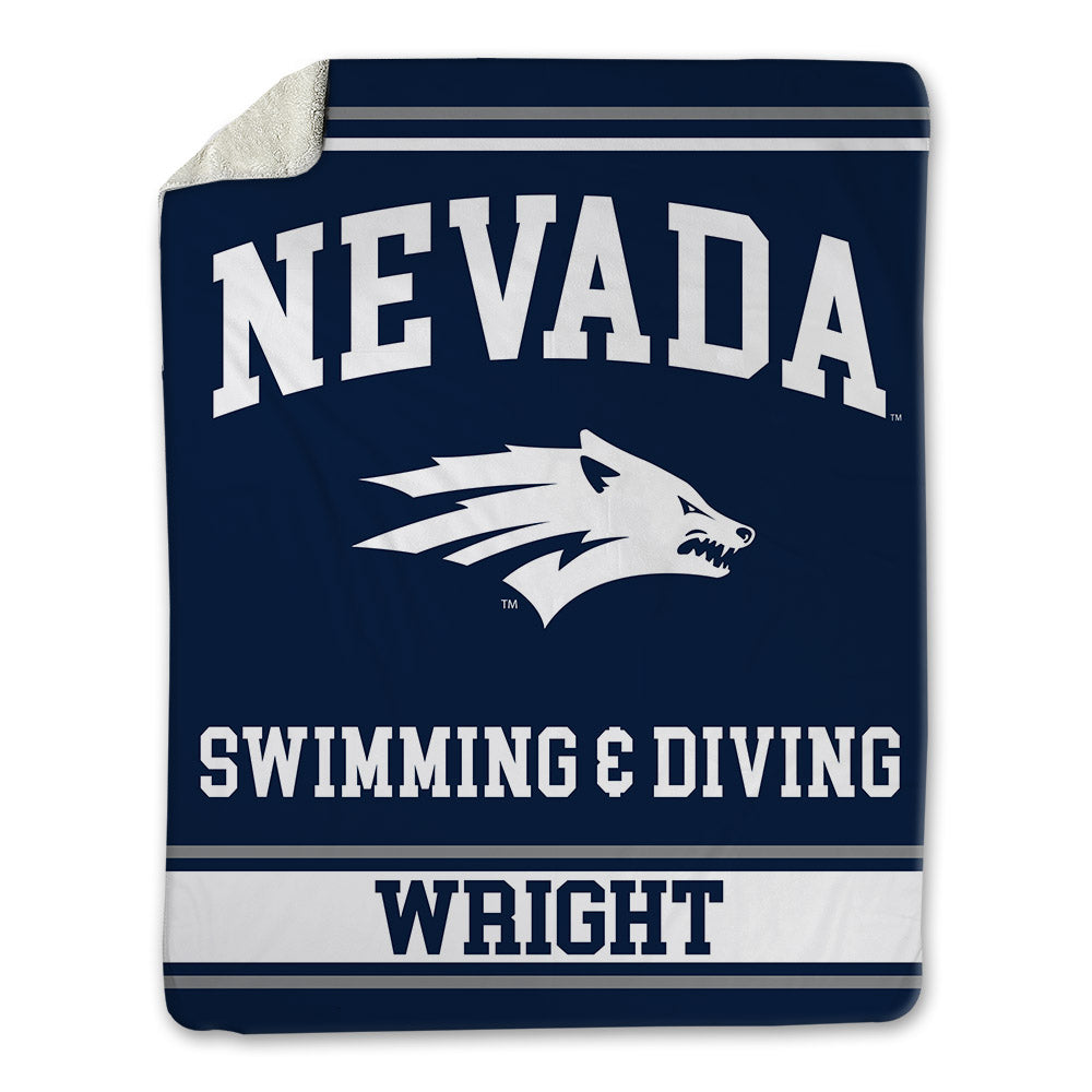 Nevada - NCAA Women's Swimming & Diving : Isabelle Wright - Blanket-0