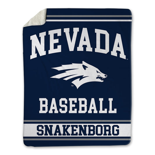 Nevada - NCAA Baseball : nate Snakenborg - Blanket-0