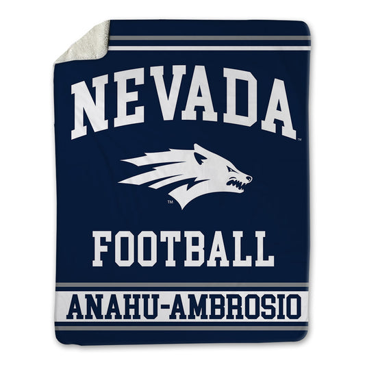 Nevada - NCAA Football : Zedekiah Anahu-Ambrosio - Blanket-0