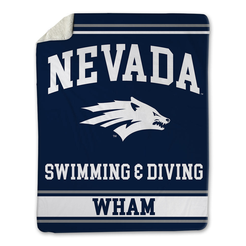 Nevada - NCAA Women's Swimming & Diving : Caitlin Wham - Blanket-0