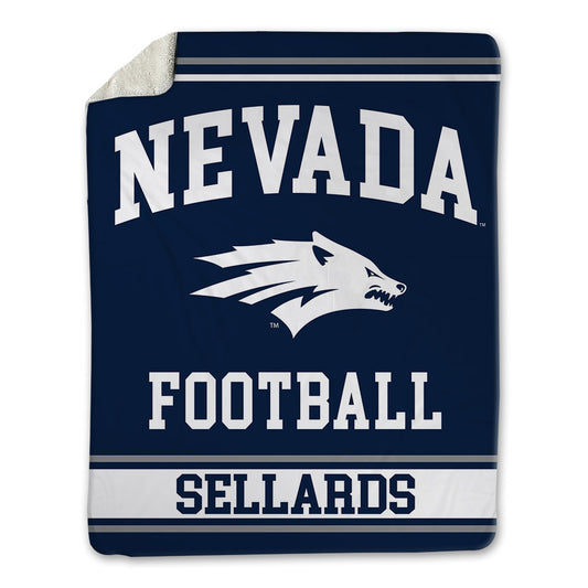 Nevada - NCAA Football : Henry Sellards - Blanket-0