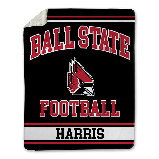 Ball State - NCAA Football : John Harris - Blanket-0