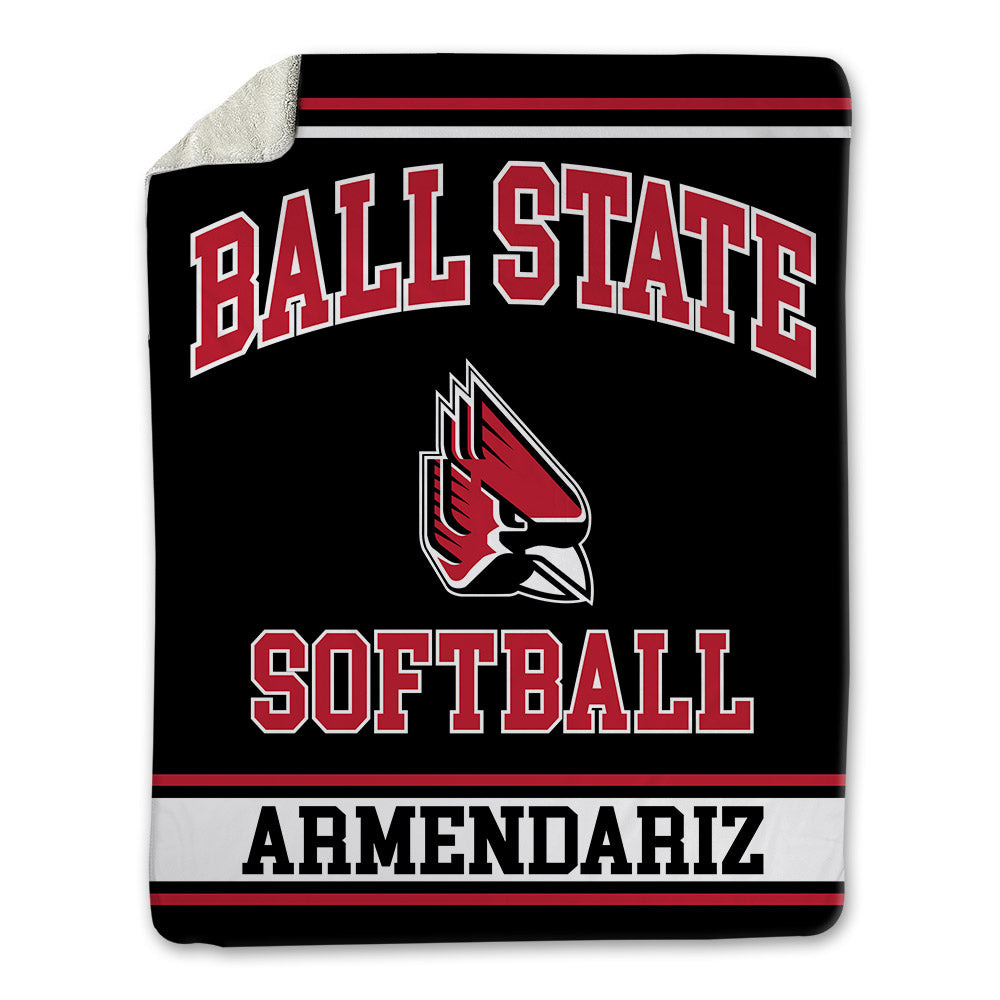 Ball State - NCAA Softball : Jazmyne Armendariz - Blanket-0