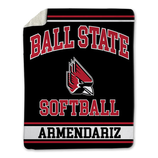 Ball State - NCAA Softball : Jazmyne Armendariz - Blanket-0