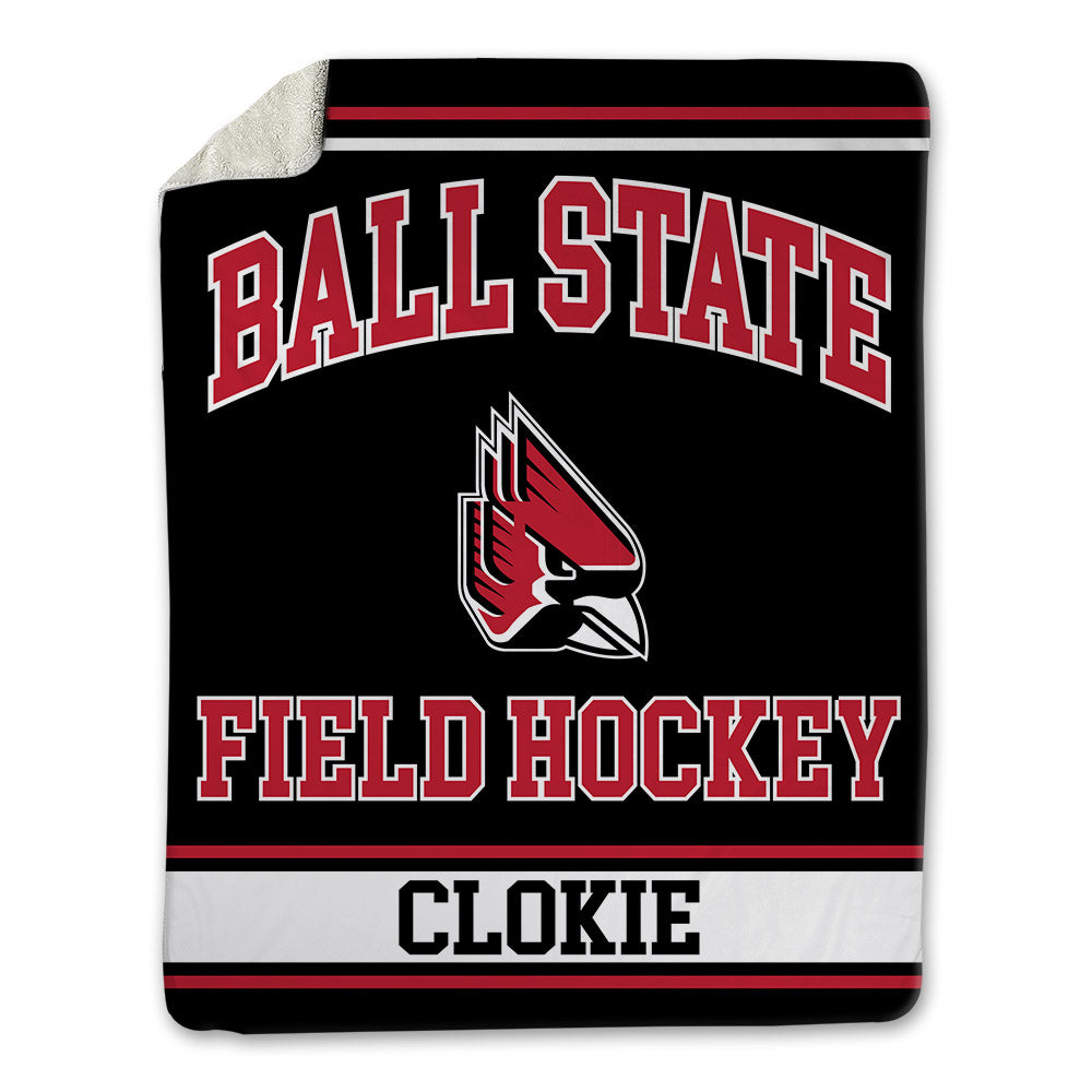 Ball State - NCAA Women's Field Hockey : Grace Clokie - Blanket-0