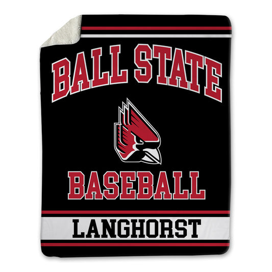 Ball State - NCAA Baseball : Kade Langhorst - Blanket-0