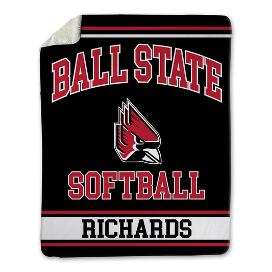 Ball State - NCAA Softball : Emma Richards - Blanket-0