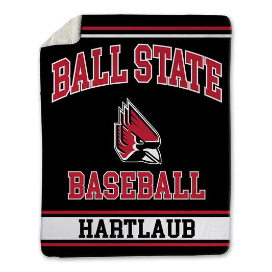 Ball State - NCAA Baseball : Jacob Hartlaub - Blanket-0