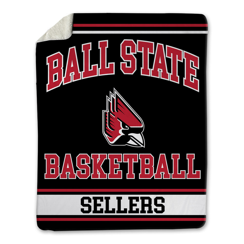 Ball State - NCAA Men's Basketball : Jaylin Sellers - Blanket-0