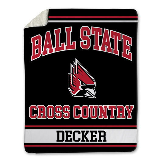 Ball State - NCAA Women's Cross Country : Emily Decker - Blanket-0