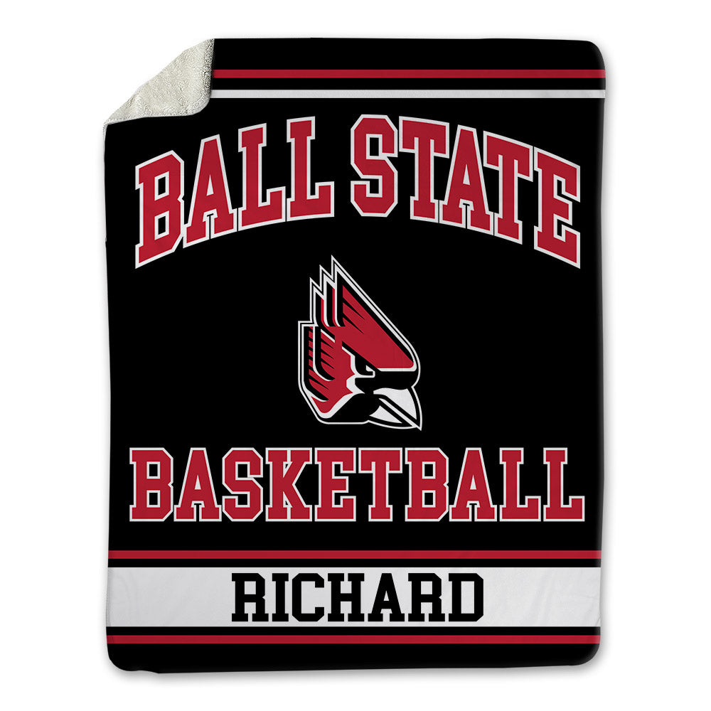 Ball State - NCAA Women's Basketball : alex richard - Blanket-0