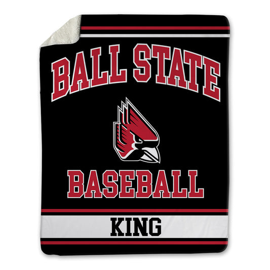 Ball State - NCAA Baseball : Houston King - Blanket-0