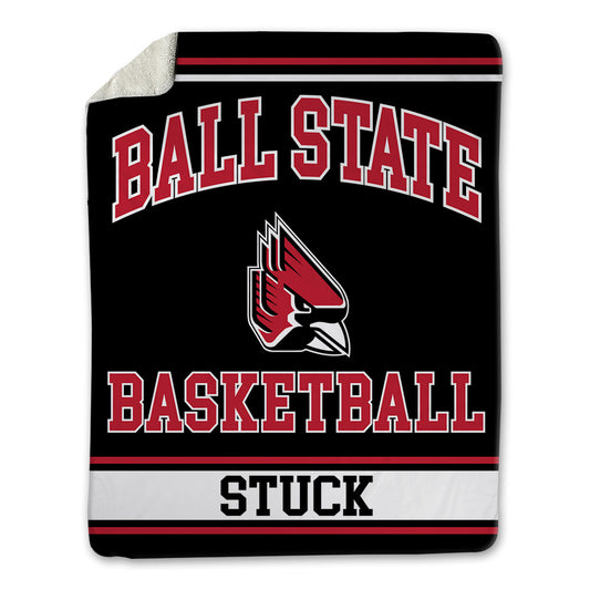 Ball State - NCAA Women's Basketball : Elise Stuck - Blanket-0