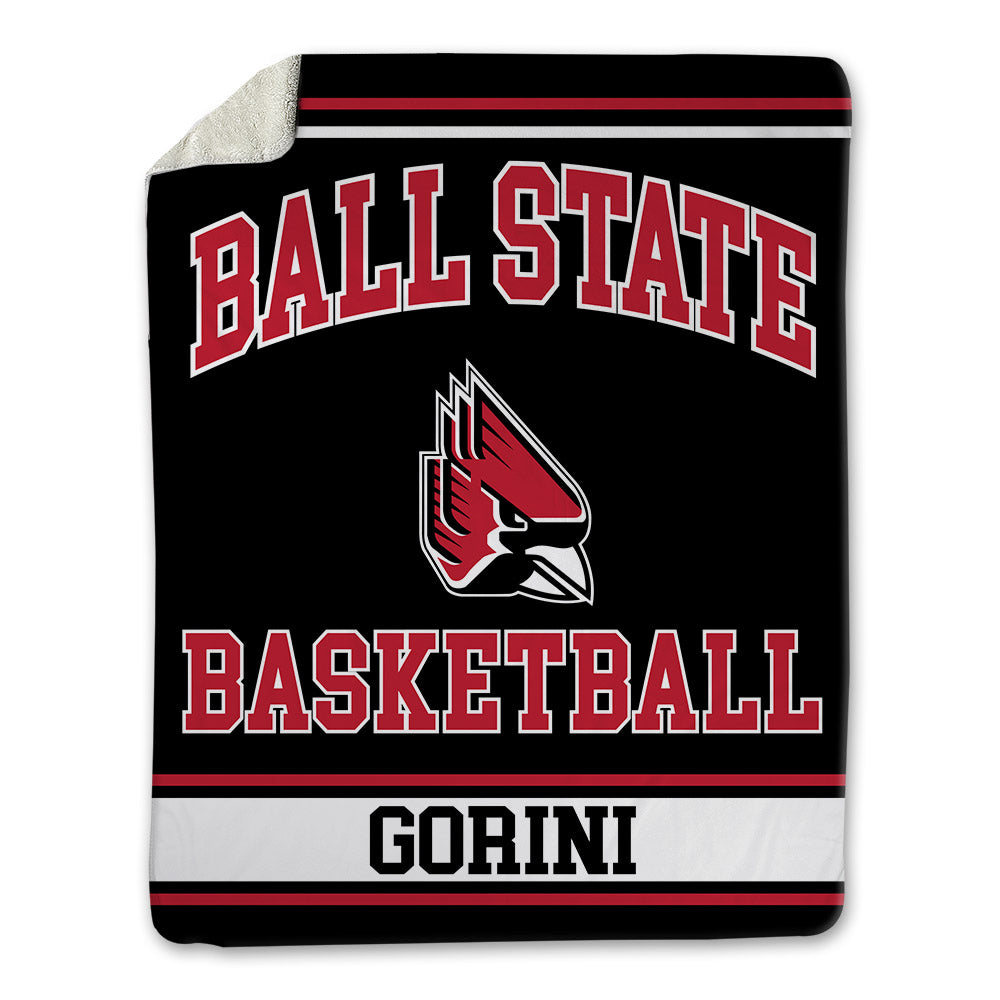 Ball State - NCAA Women's Basketball : Giorgia Gorini - Blanket-0