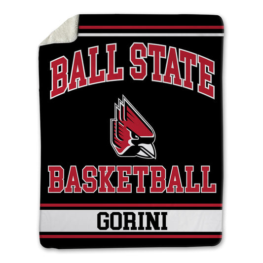 Ball State - NCAA Women's Basketball : Giorgia Gorini - Blanket-0