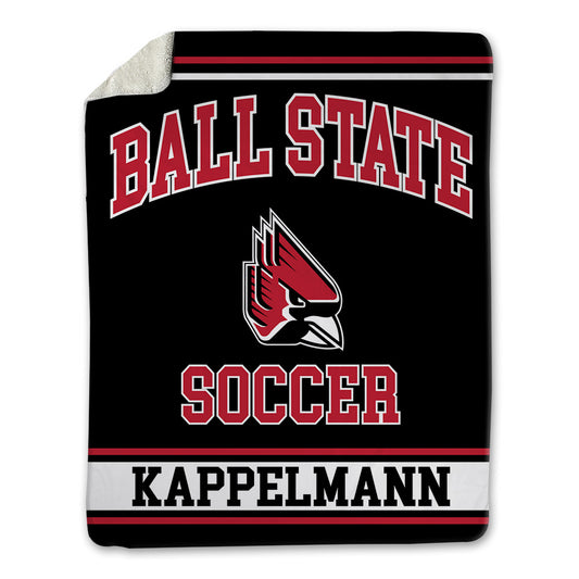 Ball State - NCAA Women's Soccer : Kaylie Kappelmann - Blanket-0