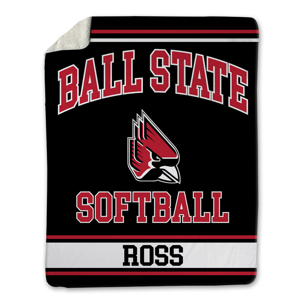 Ball State - NCAA Softball : Remington Ross - Blanket-0