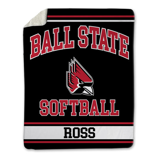 Ball State - NCAA Softball : Remington Ross - Blanket-0