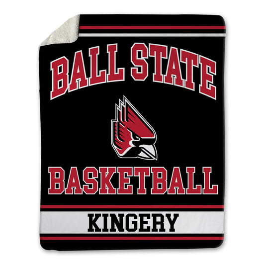 Ball State - NCAA Women's Basketball : Grace Kingery - Blanket-0