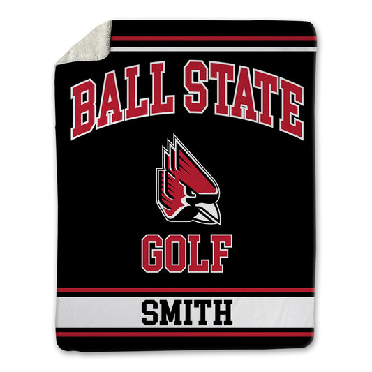 Ball State - NCAA Men's Golf : Carter Smith - Blanket-0