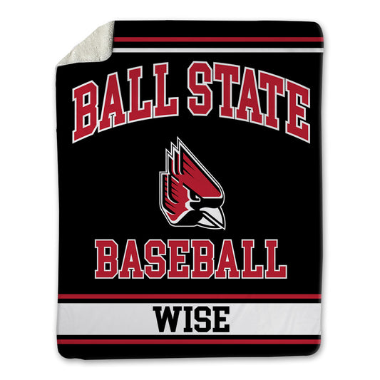 Ball State - NCAA Baseball : Cole Wise - Blanket-0