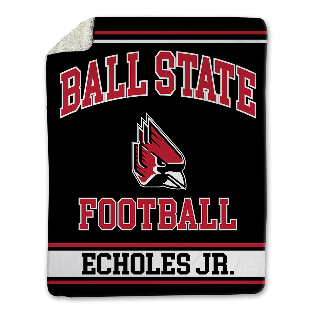Ball State - NCAA Football : DeJuan Echoles Jr. - Blanket-0
