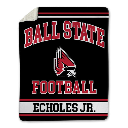 Ball State - NCAA Football : DeJuan Echoles Jr. - Blanket-0