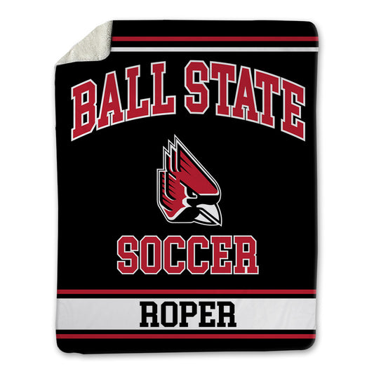 Ball State - NCAA Women's Soccer : Emily Roper - Blanket-0