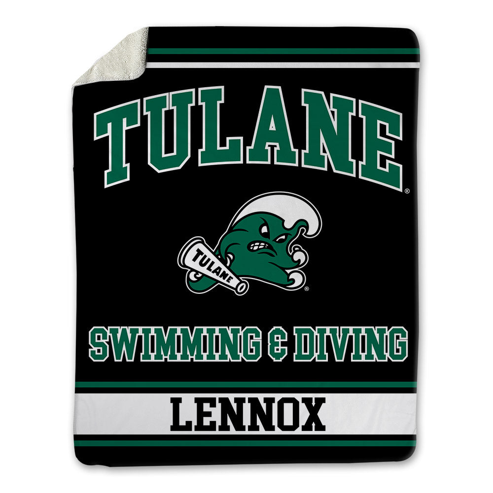 Tulane - NCAA Women's Swimming & Diving : Eliza Lennox - Blanket-0