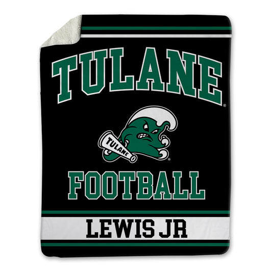 Tulane - NCAA Football : Zycarl Lewis Jr - Blanket-0